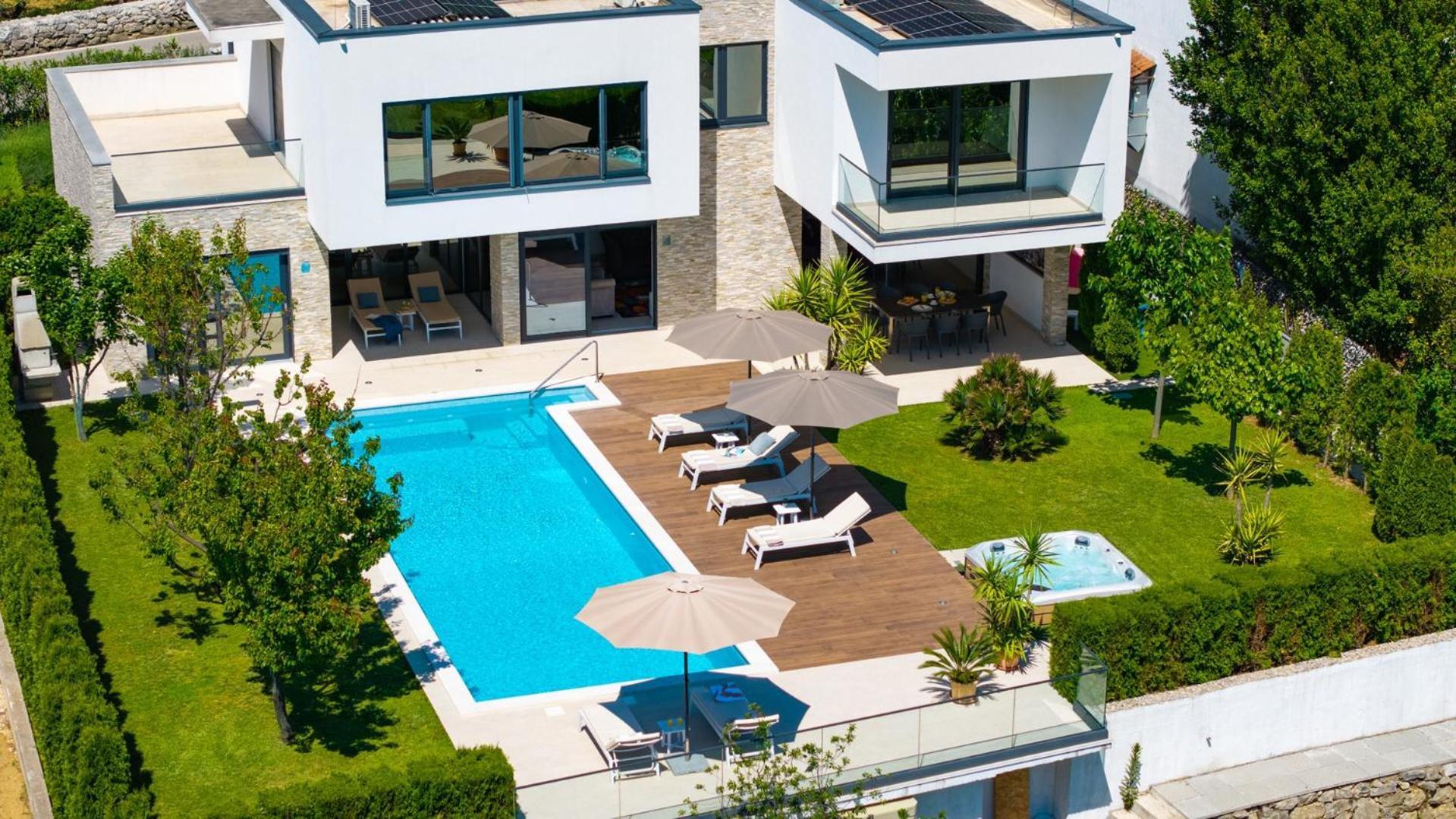 Villa Agava With Heated Pool, Jacuzzi, Sauna, Gym, 4 En-Suite Bedrooms Gata Exterior photo